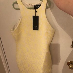 Armani exchange fitted dress